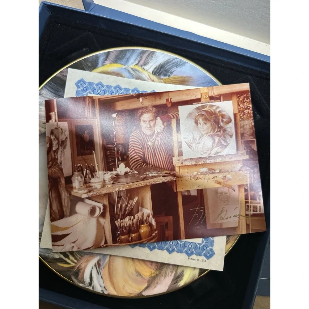 Royal Doulton Gabriella #152 Hand Signed Masseria Plate Photo COA Box